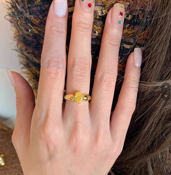 Bague Soleil Doré
