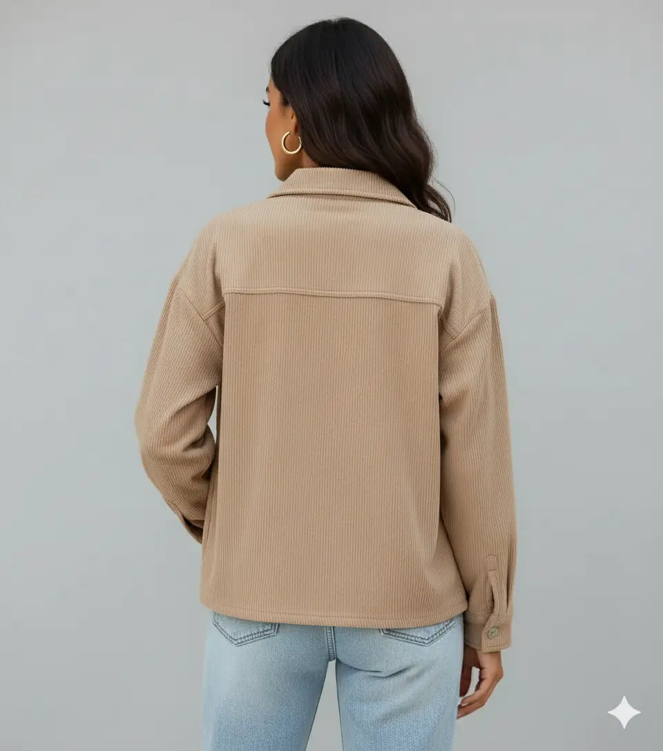 Veste Noami Velours Décontractée