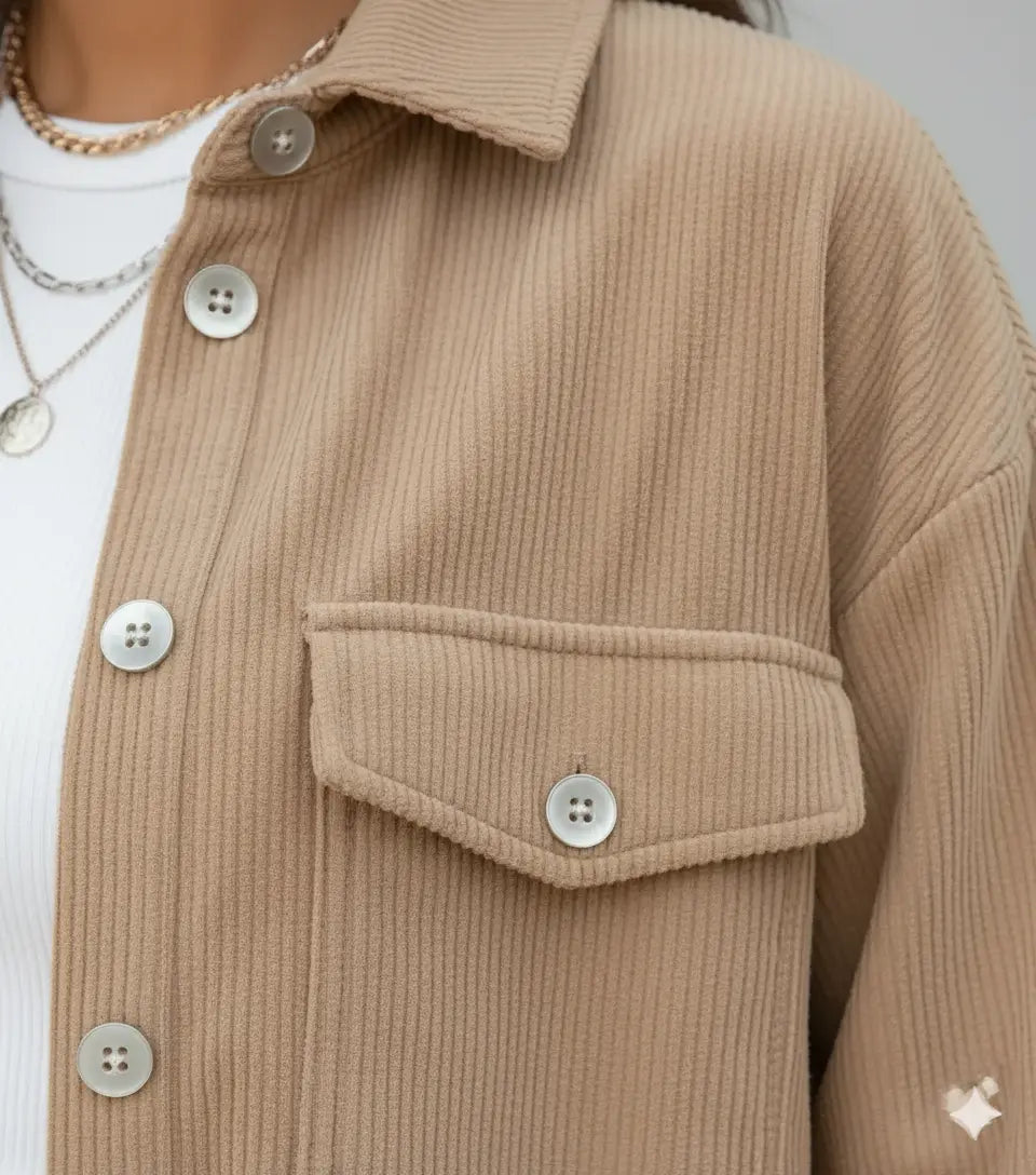 Veste Noami Velours Décontractée