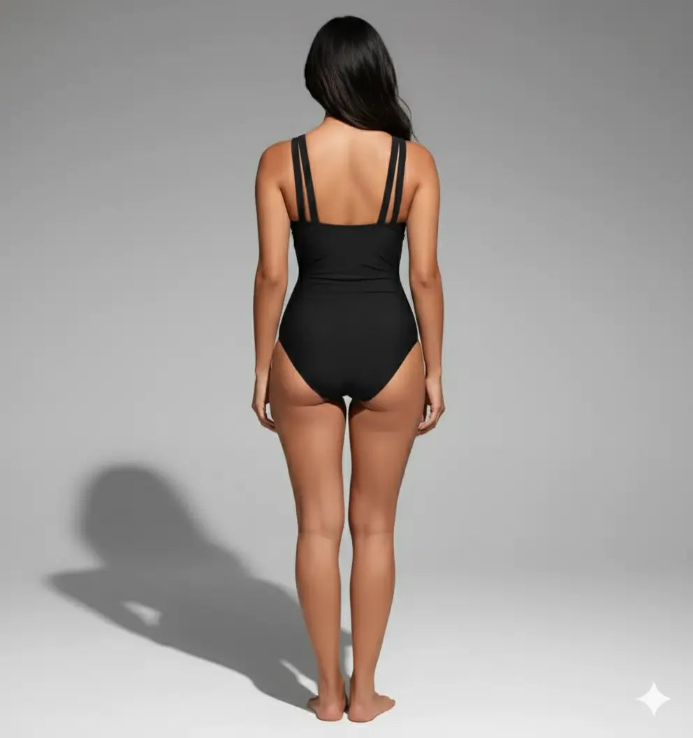 Maillot Élégance Plissée