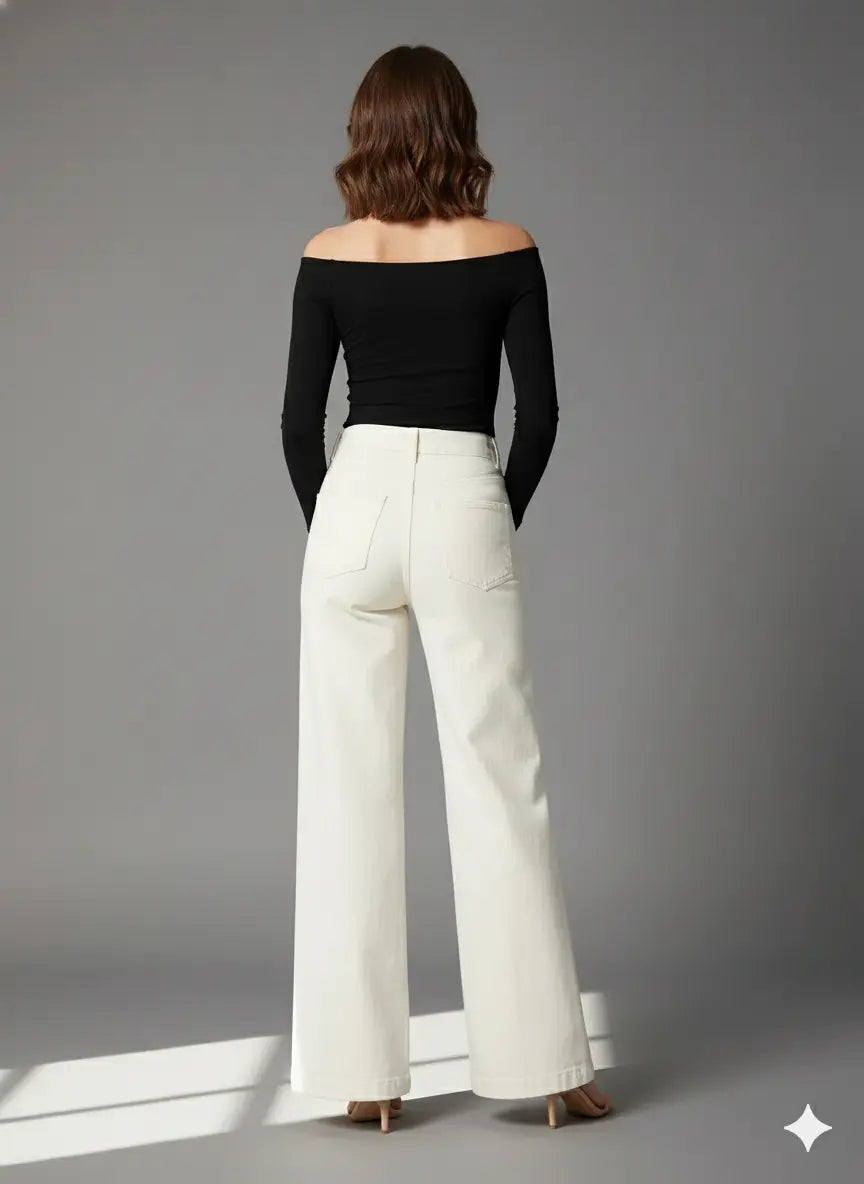 Jean Décontracté à Jambes Larges