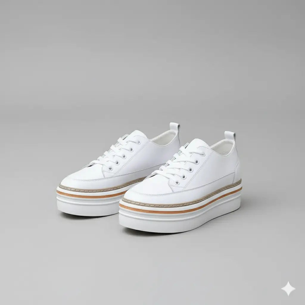 Baskets Féminin AURA Blanche