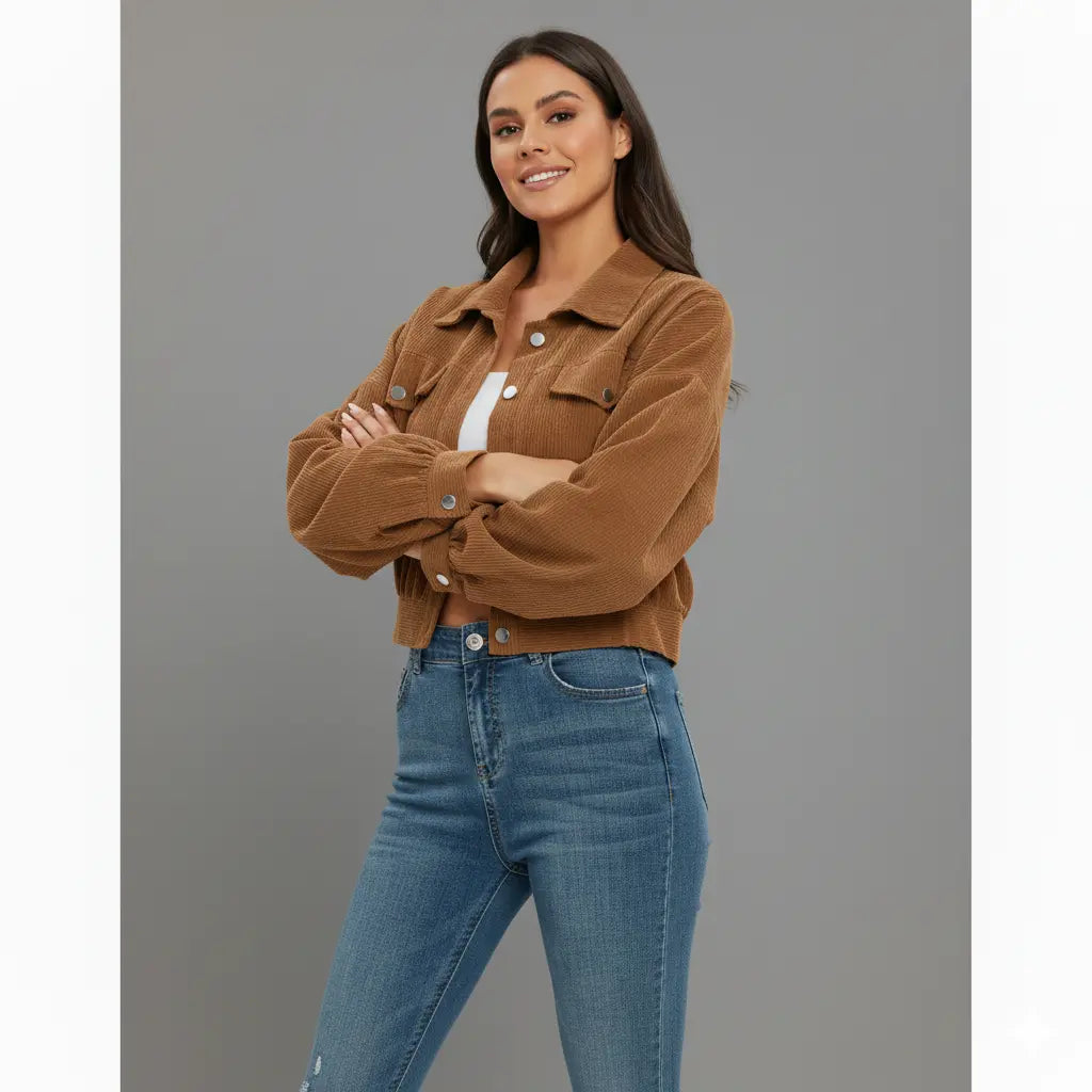 Veste Velours Élégance