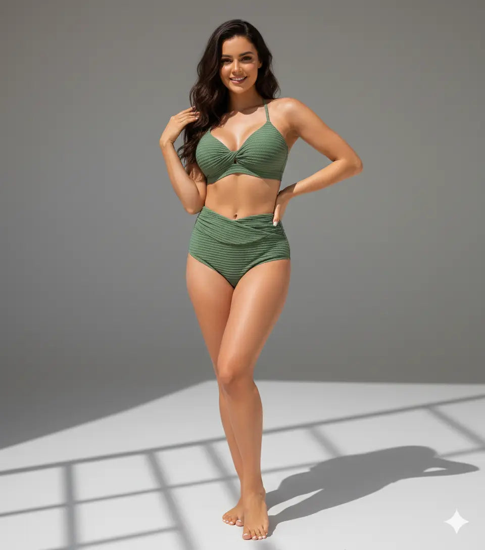 Bikini Élégance Drapée