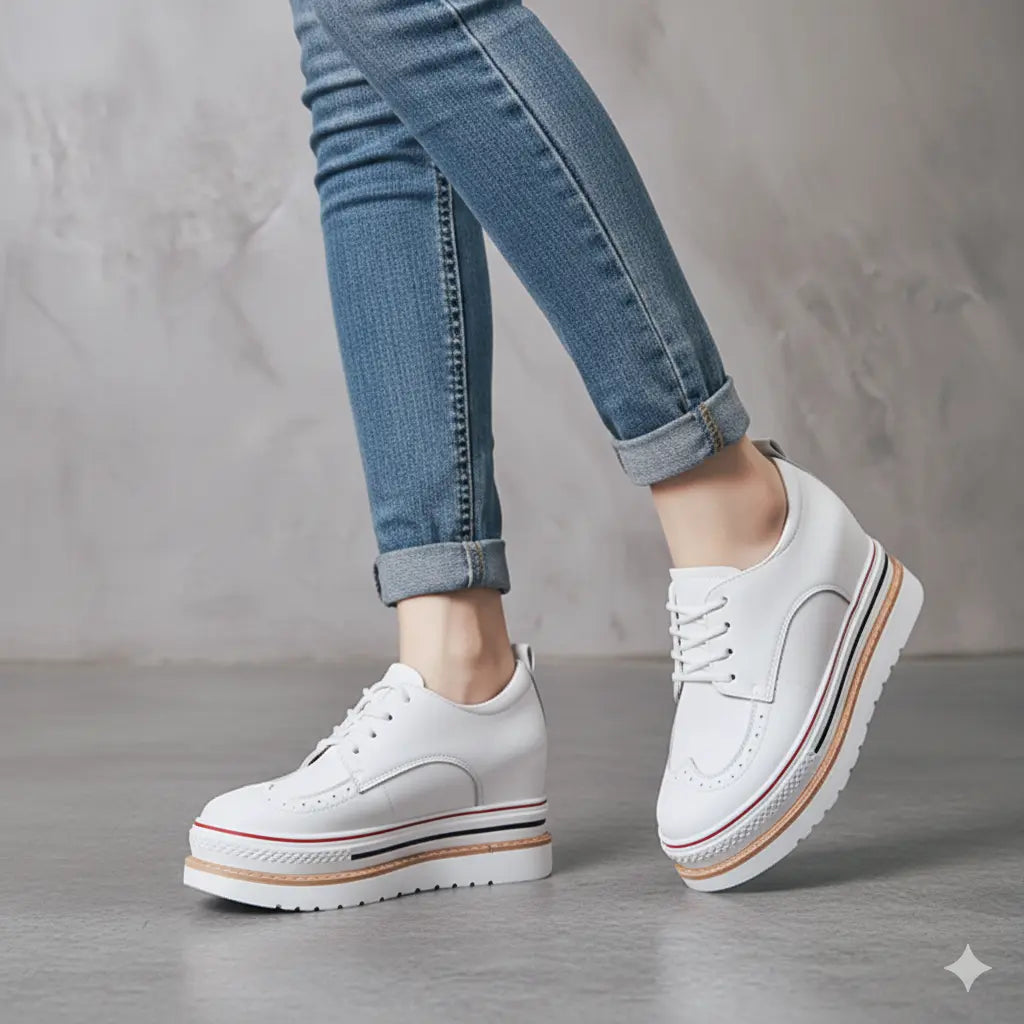 Baskets Féminin AURA Blanche