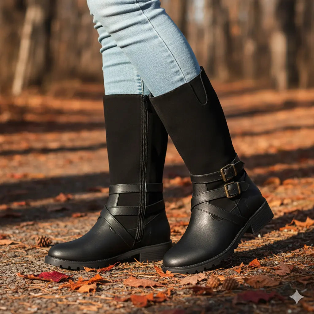 Bottes Féminin Oslo Cuir & Suède