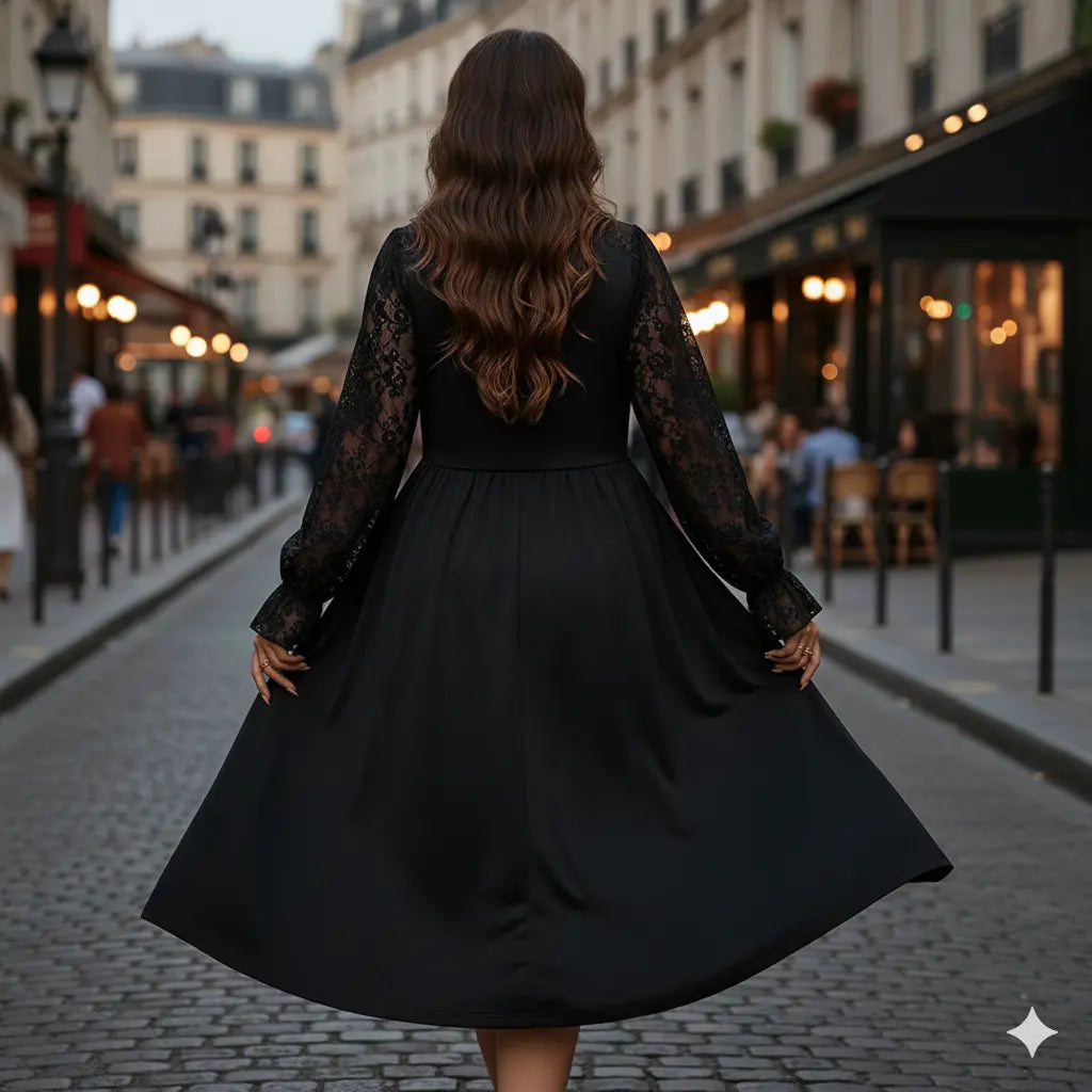 Robe Noire Dentelle