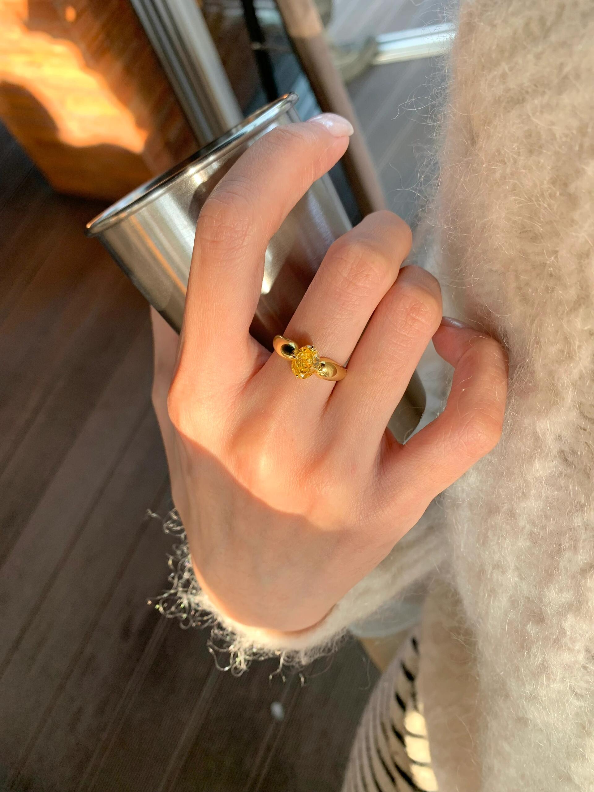Bague Soleil Doré